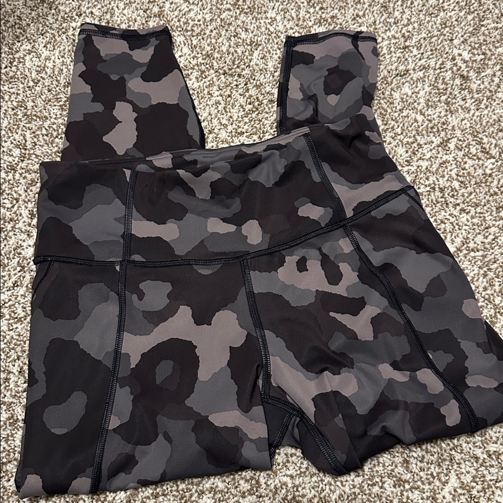 Athleta Camouflage Leggings - Gray and Black - Picture 7 of 7
